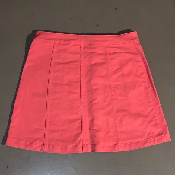 Pink Denim Skirt - Picture 1 of 2